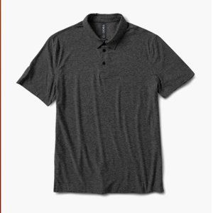Vuori Strato Tech Polo - Charcoal Heather - XL